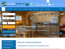 Tablet Screenshot of camp-baldarin.com